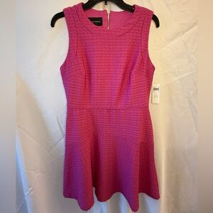 Donna Morgan Fuchsia Textured Dress